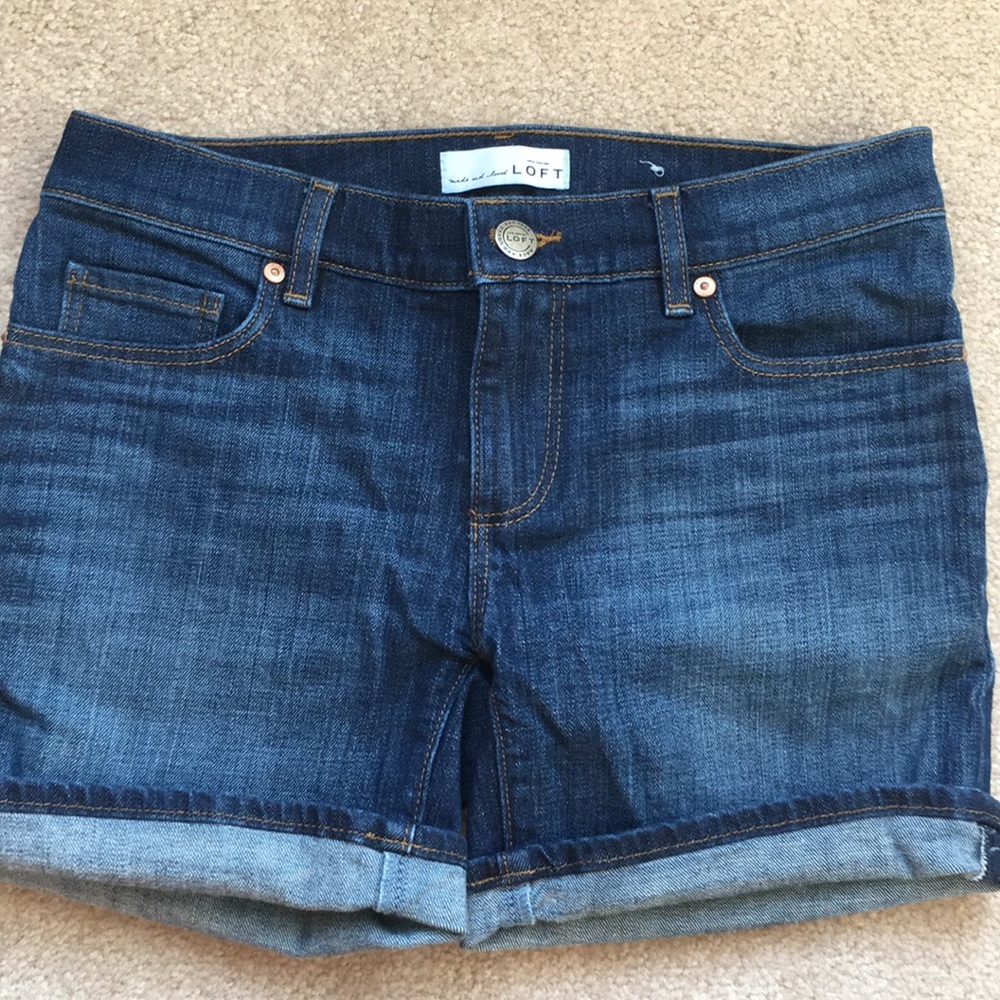 LOFT denim shorts